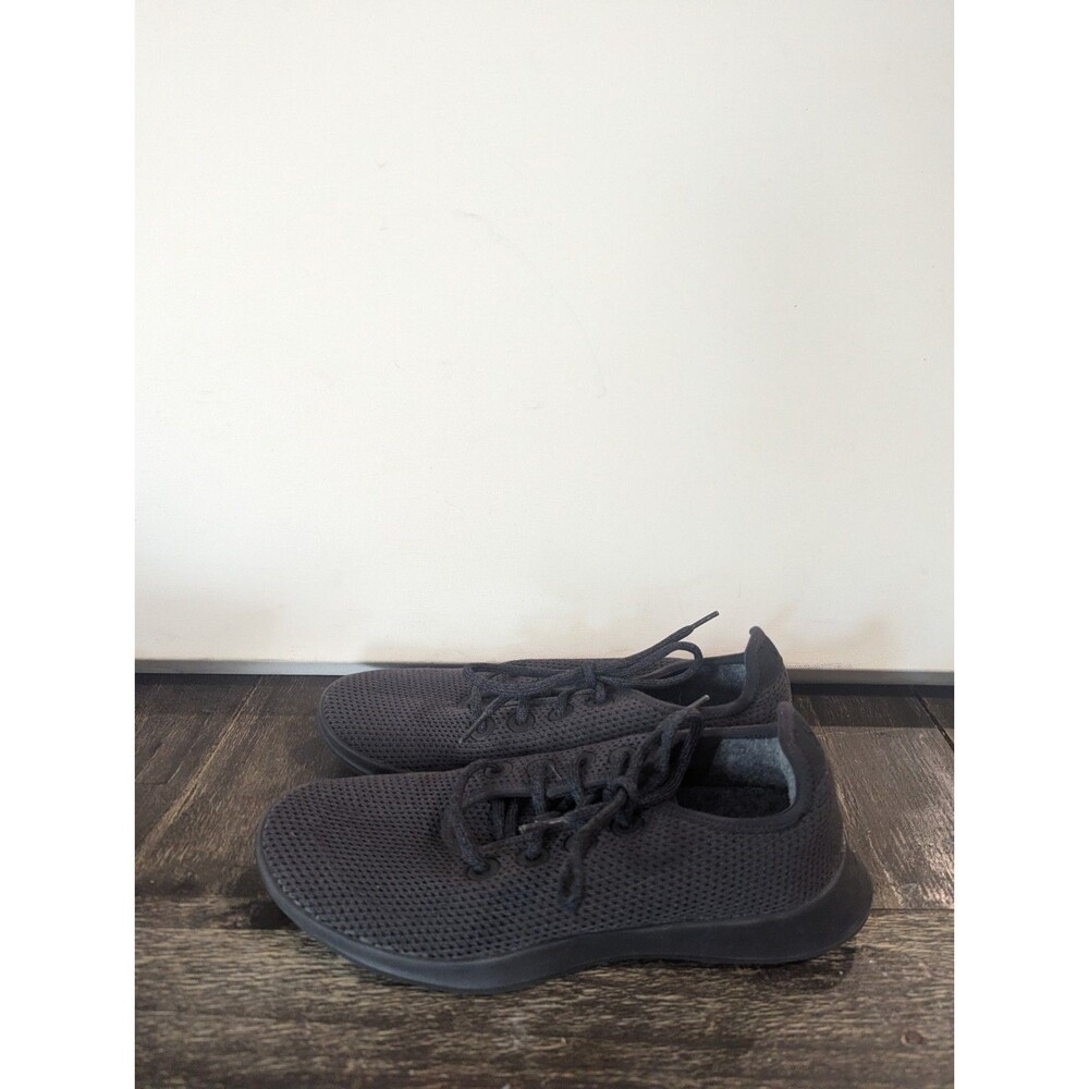 Allbirds Tree Runners Sneakers Black Lace Up Running Shoes Size 10